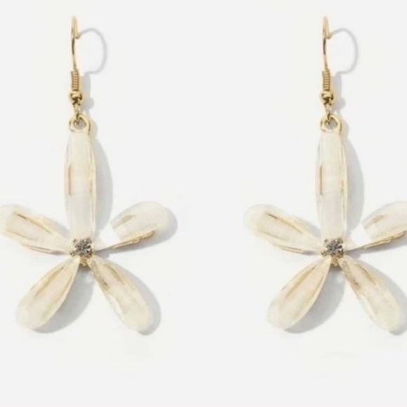 LAST PAIR! 5 stars! Chic floral drop earrings - Picture 2 of 6